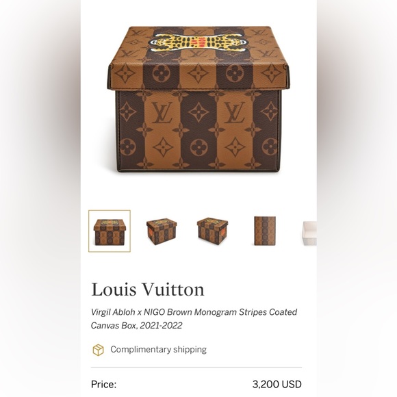 SOLD EUC Louis Vuitton X Nigo Monogram Beauty Box - Picture 7 of 8